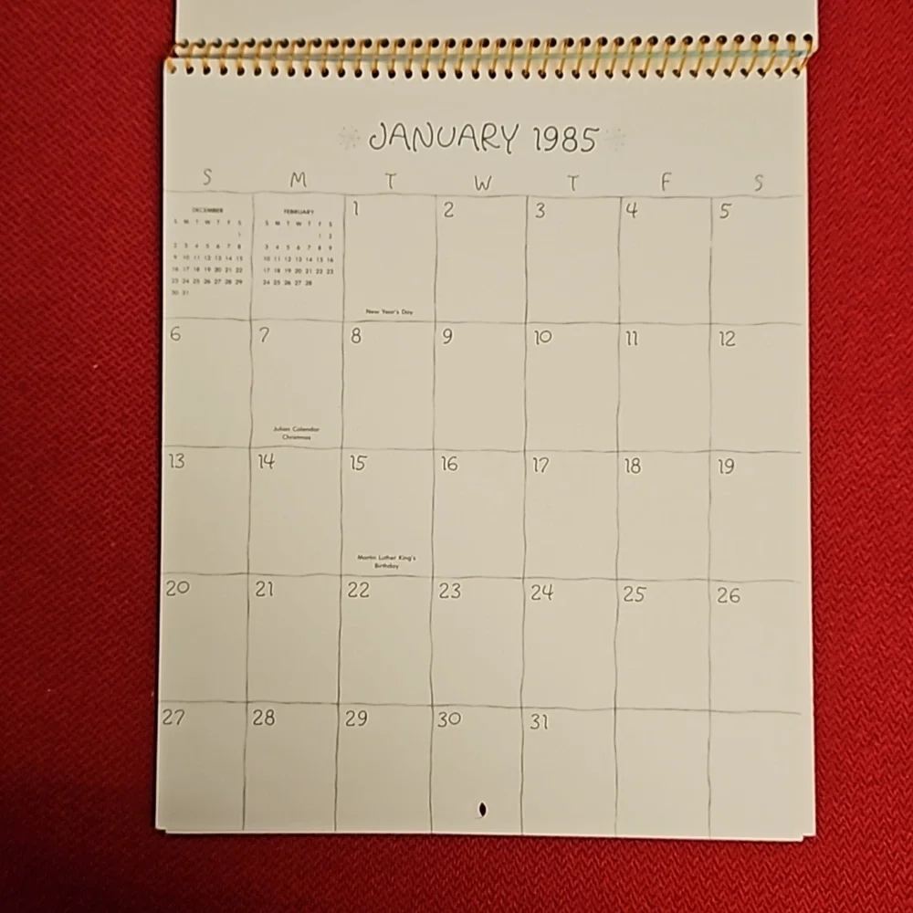 Betsey Clark Little Bits Of Wisdom 1984 wall calendar UNUSED Vintage Hallmark